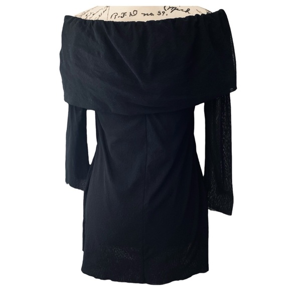 Petit Pois By Viviana G  Double Mesh Off The Shoulder Top - Large - Picture 3 of 12